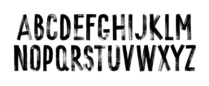 Estetyczny font i krój pisma do materiałów marketingowych